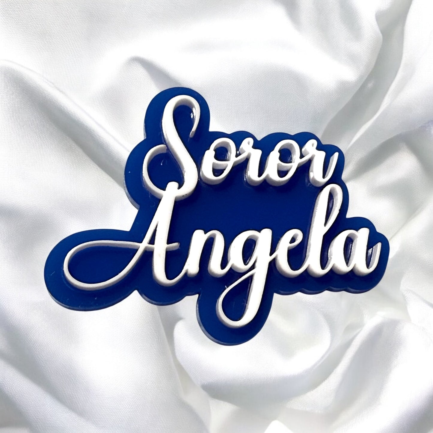 Soror Name Lapel Pin Sorority Badge Customized Gift