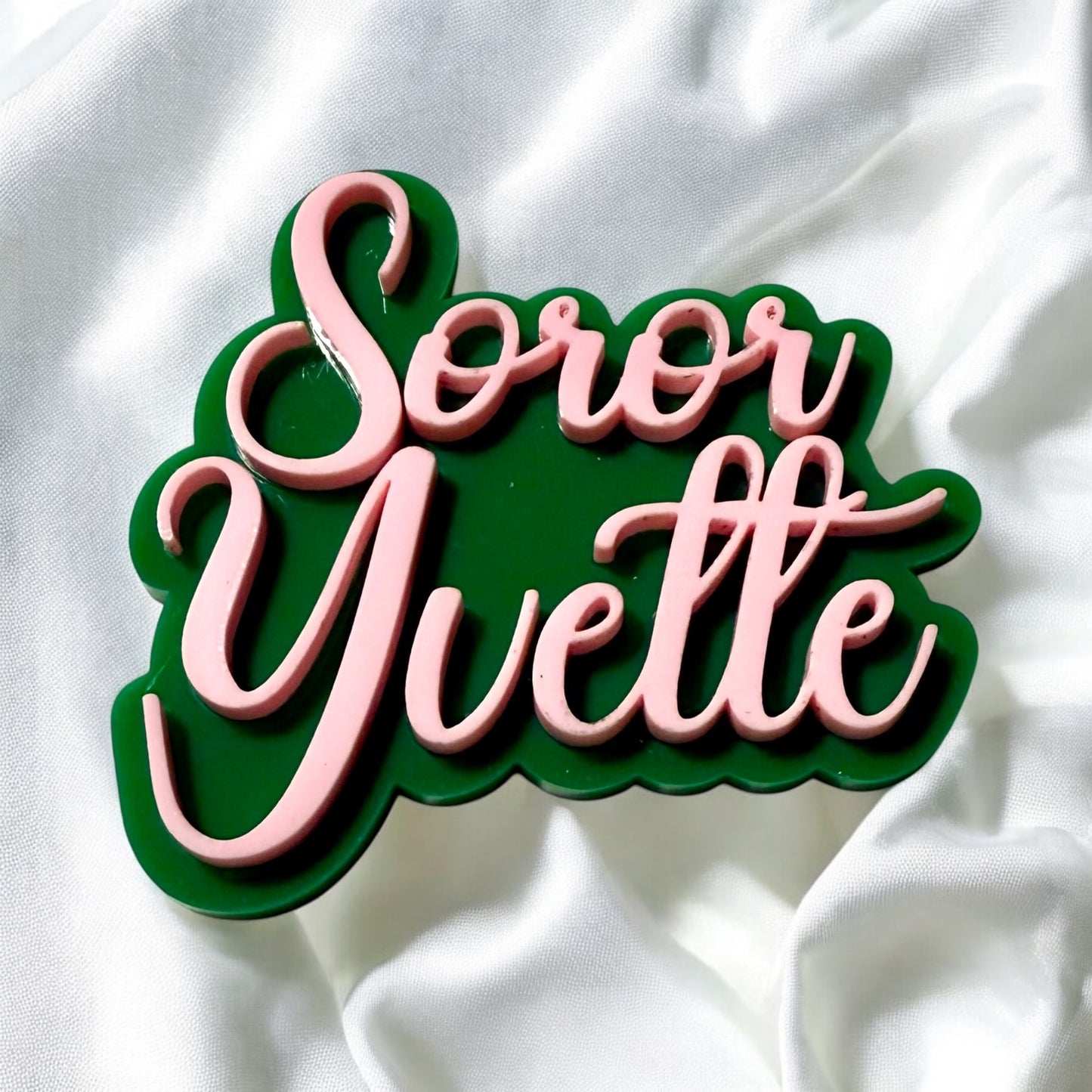 Soror Name Lapel Pin Sorority Badge Customized Gift