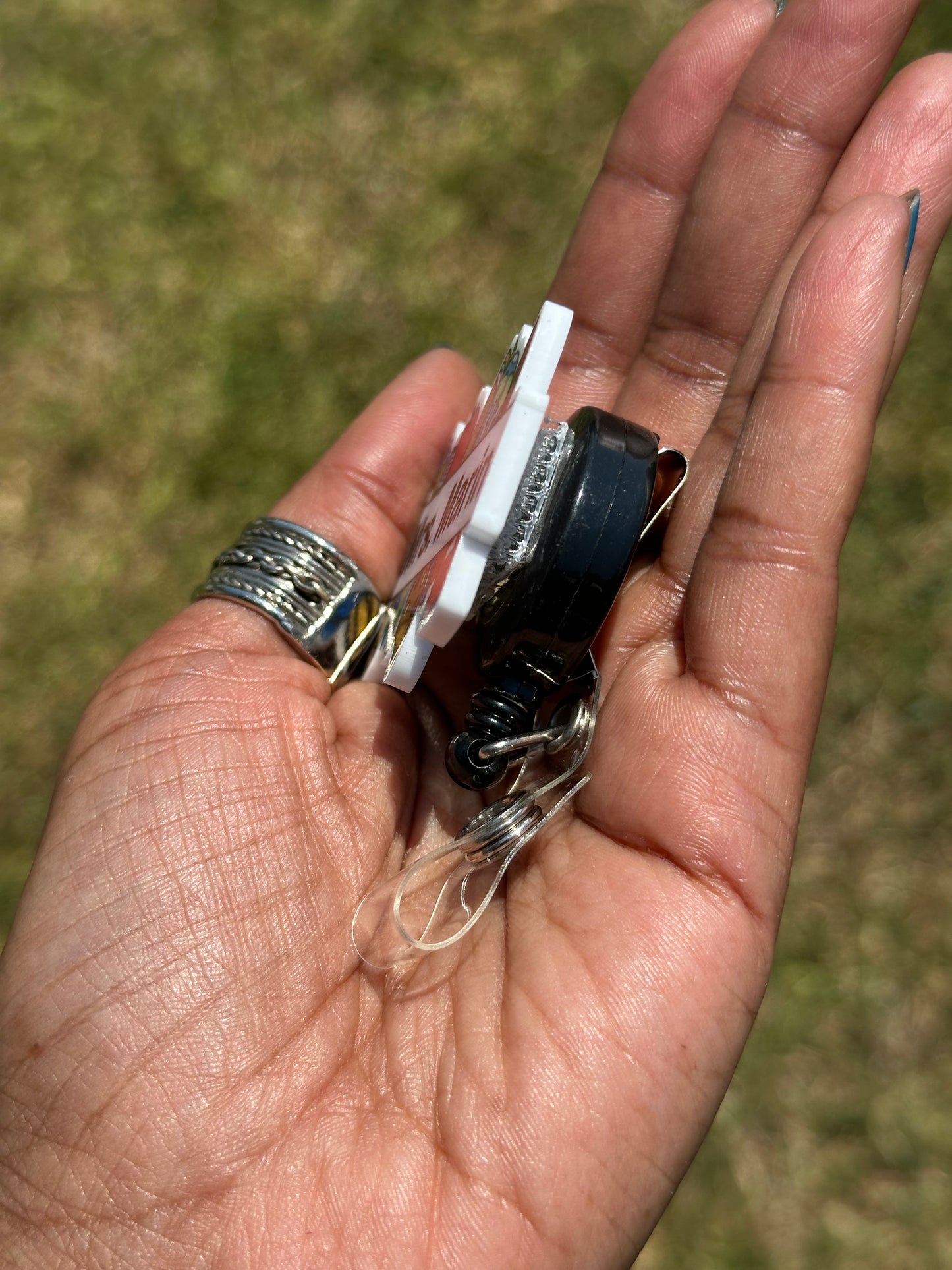 Badge Reels Personalized Velcro Interchangeable Teacher Administrator