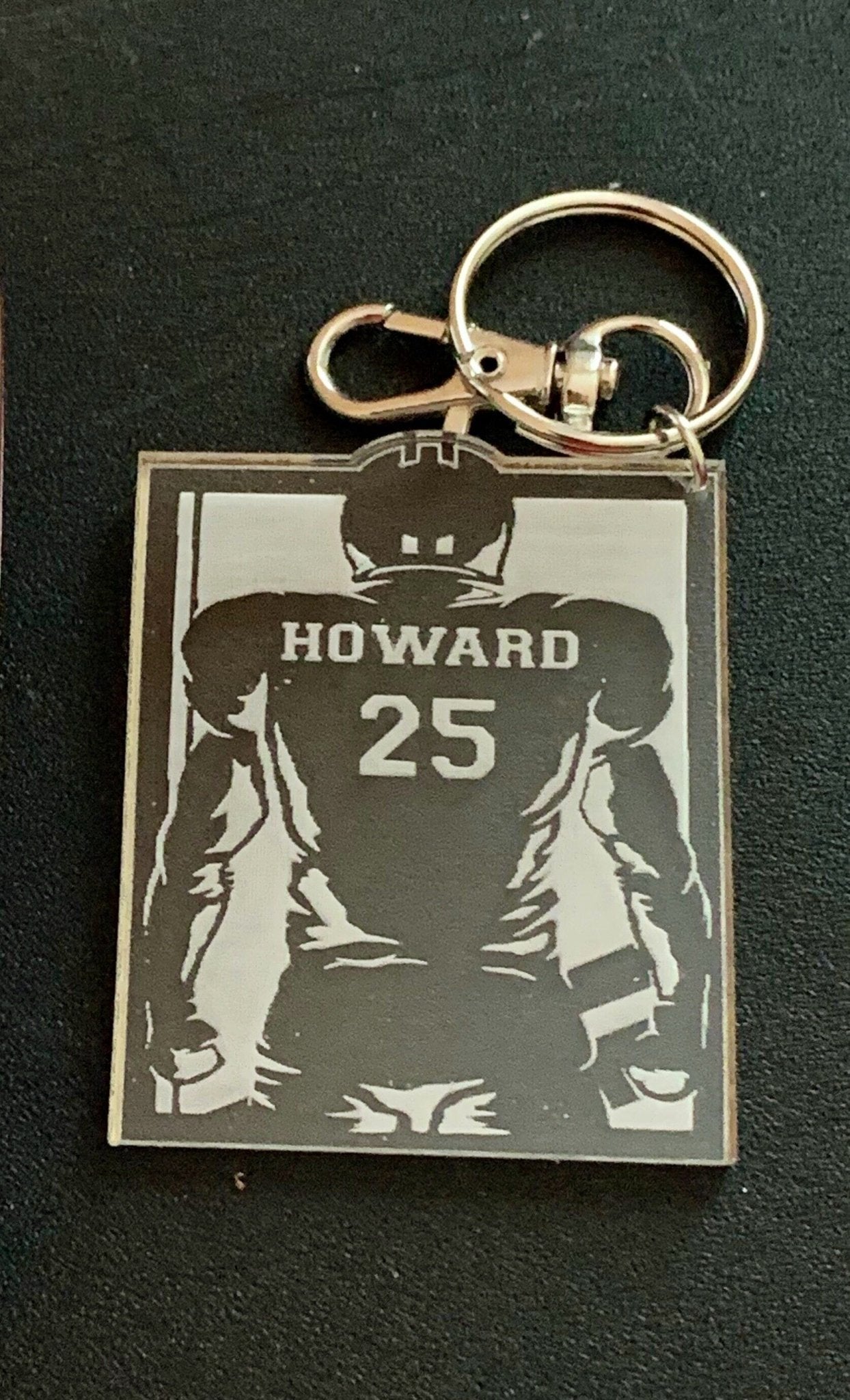 Football PeeWee Jersey Keychain Customized, Acrylic - So So Diva Designs & Personalized Gifts