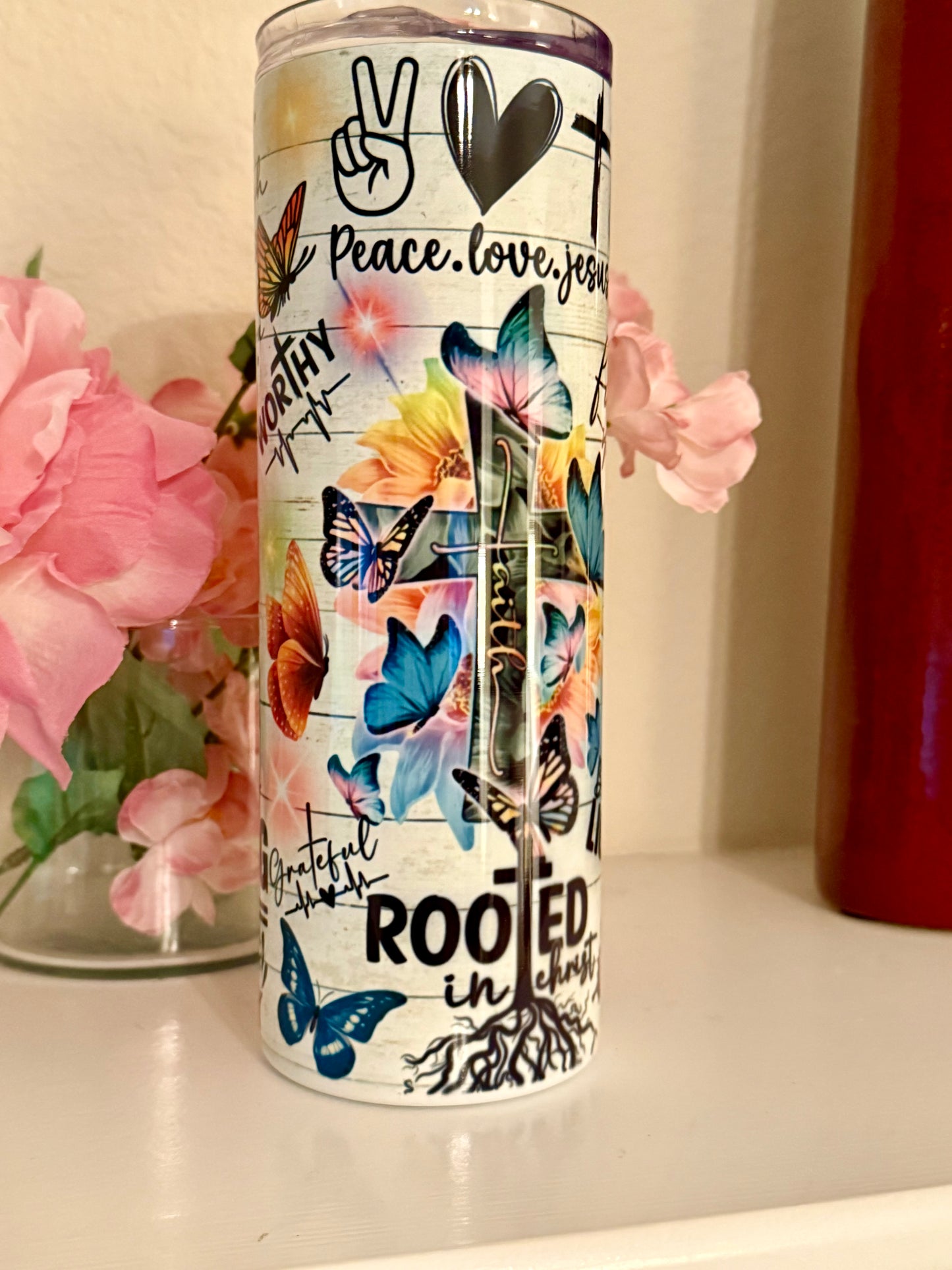 Rooted in Christ Faith Tumbler