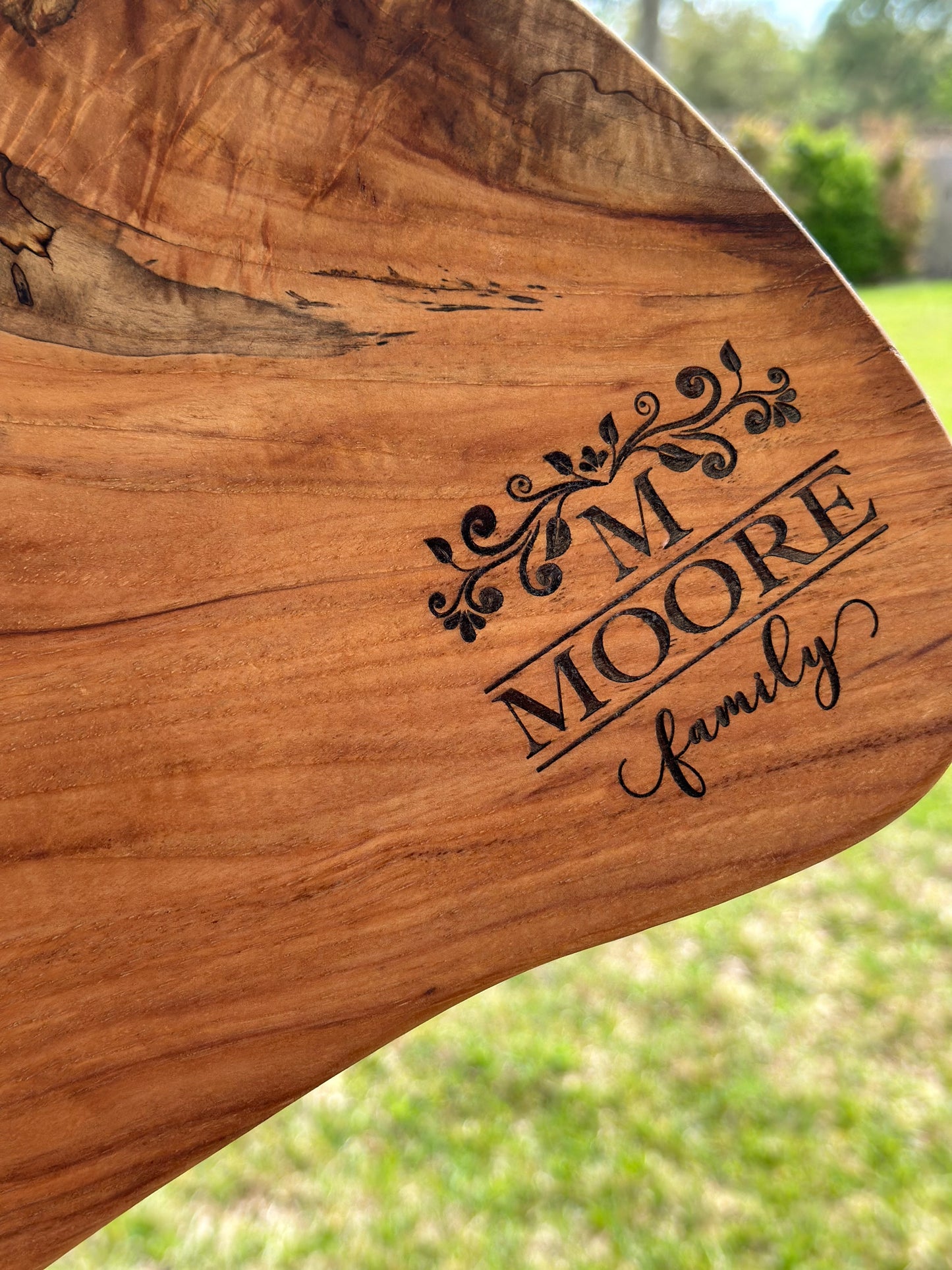 Personalized Monogram Cutting Board Wedding Anniversary Kitchen Decor Real Estate Housewarming New Home Gifts